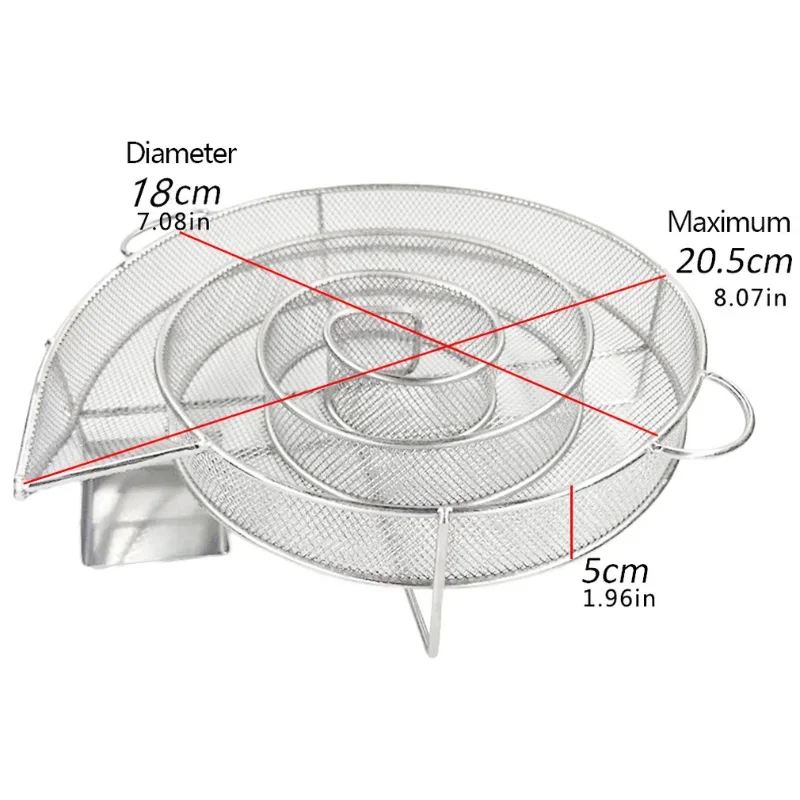 Barbecue Smoke Generate Cold Smoke Generator Stainless Steel Grill Net Outdoor Smoking Barbecue Net BBQ Tool Accessories
