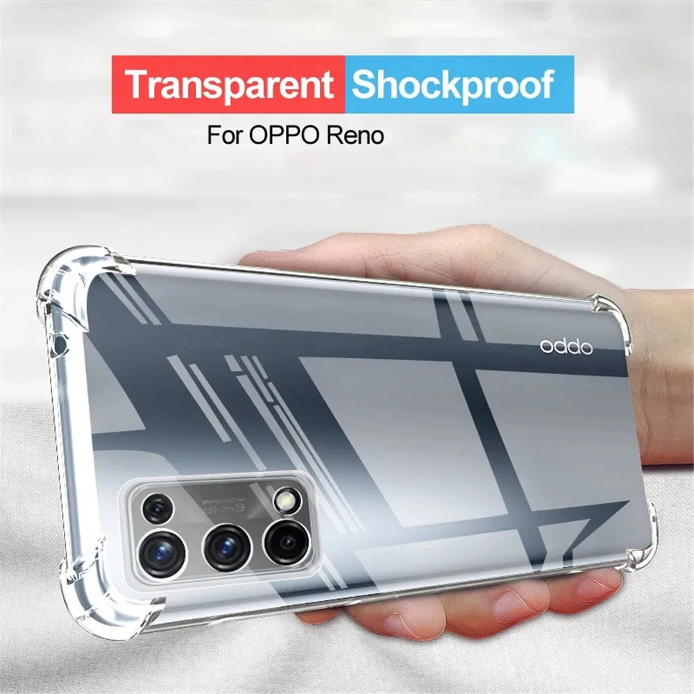 Shockproof Transparent Airbag Silicone Phone Case