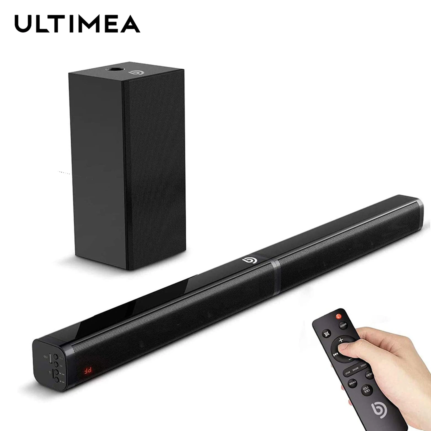 ULTIMEA 100W TV Soundbar Wired & Wireless Bluetooth 5,0 Lautsprecher