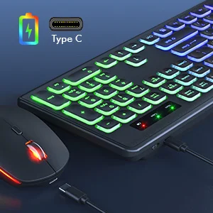 charging mouse and keyboard combo