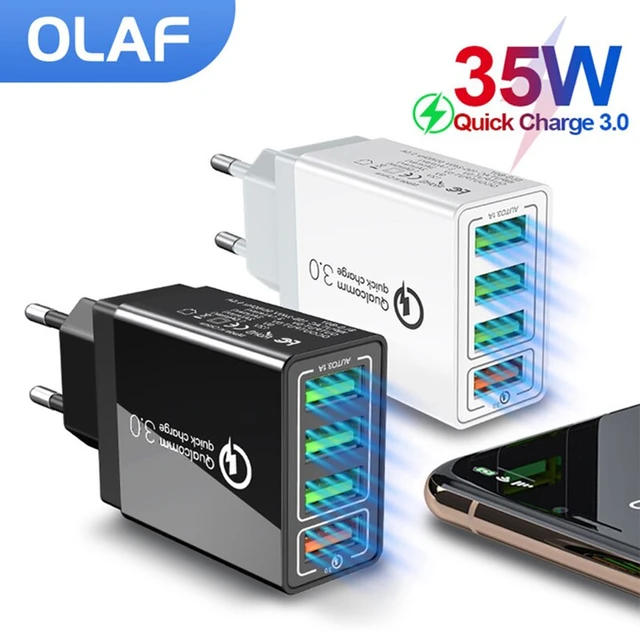 Qualcomm Fast Wall Charger USB QC 3.0 Charger, EU