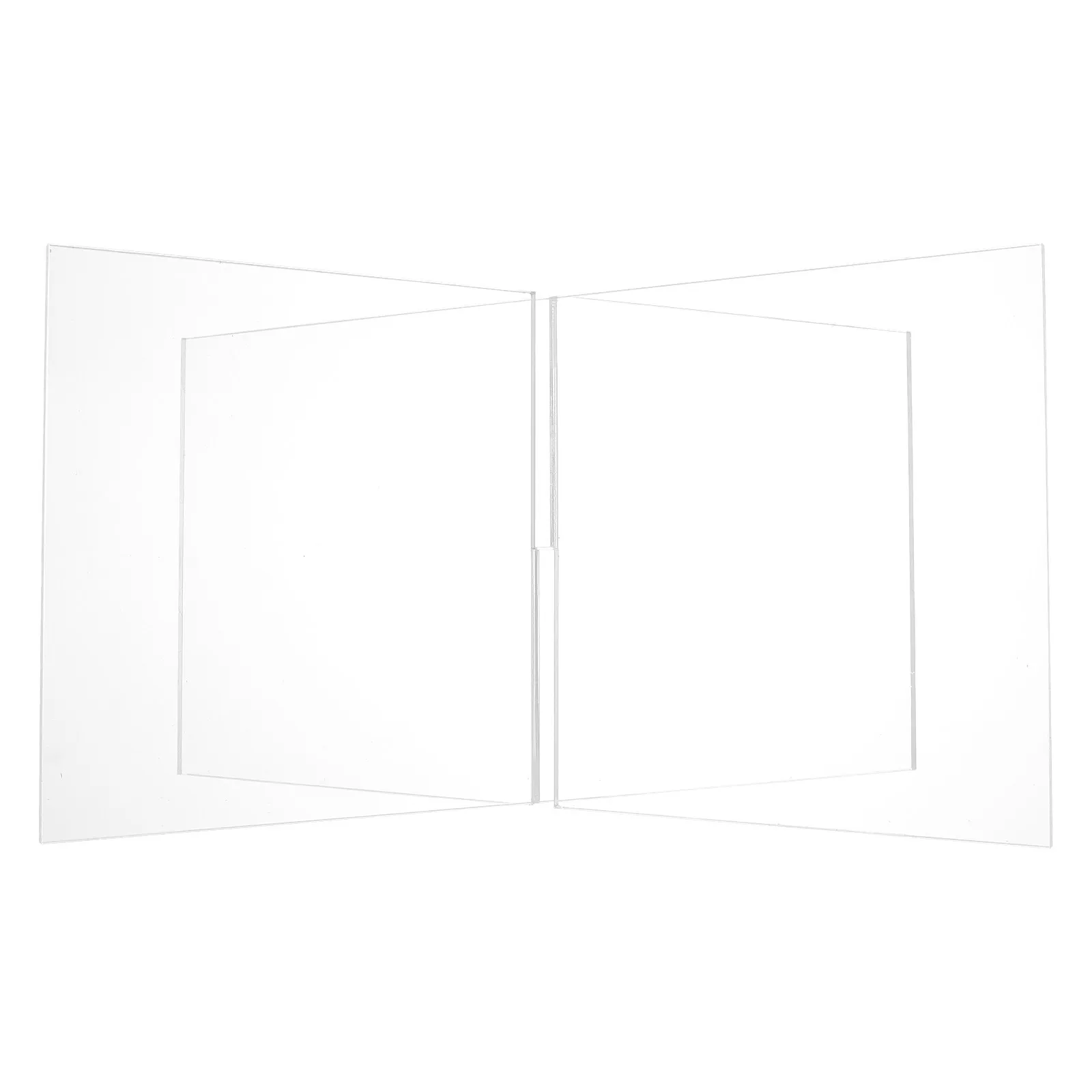 전문 독서 책꽂이 투명 아크릴 데스크탑 책꽂이 창의적인 컴팩트 디스플레이 스탠드 다용도 다기능