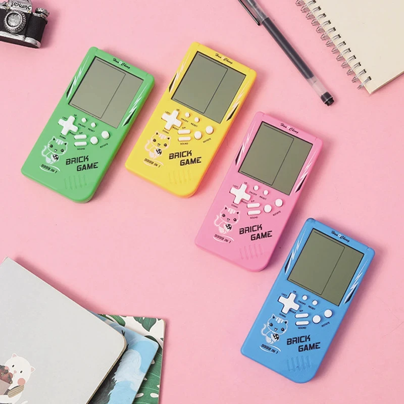 Handheld Game Console Mini Classic 23 Games Pocket Retro Brick Game Machine