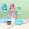 Dog Cat Water Bottle, Portable pet Water Bottle with Food Container, Outdoor Water Dispenser, Leak Proof Water Bottles for Dogs 6