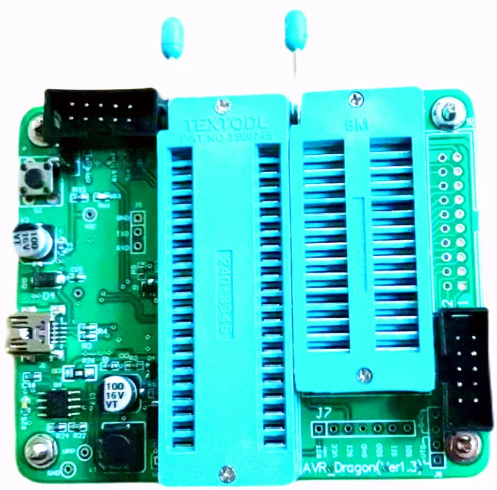 ATSTK600 STK600 AVR High Voltage Programmer ISP Burner MKII Replacement ...