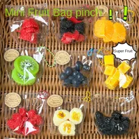 Simulation Fruit Bag Squeeze Toys Mini Blueberry Strawberry Kiwi Super Soft Pinch Decompression Toy Silicone Cartoon Fidget Toy 1