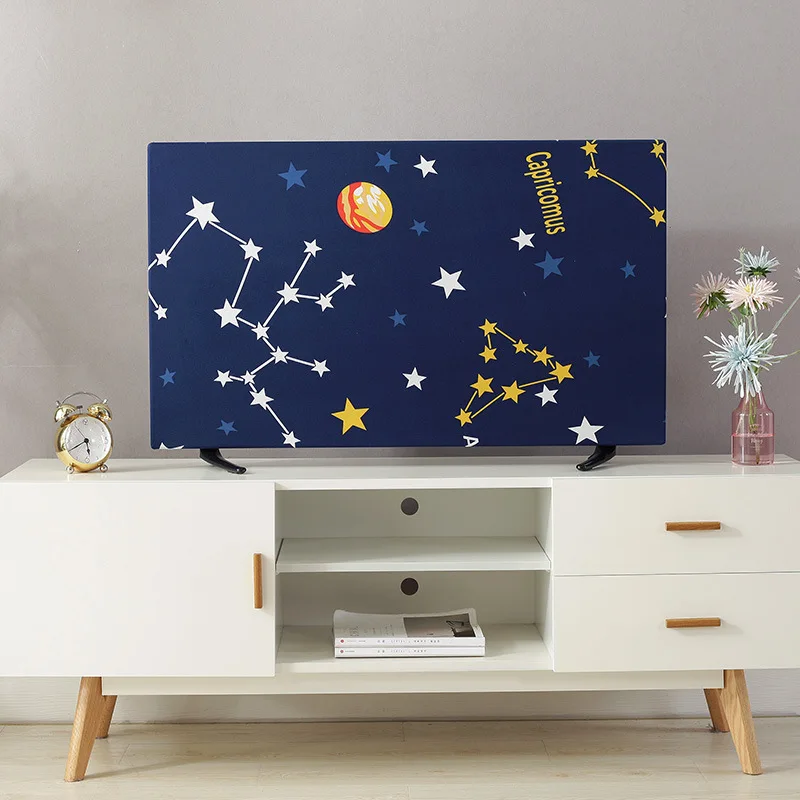 TV cover Television Cover Dustproof Towel 43 55 50 65 Household Hanging LCD TV Elastic Cloth
