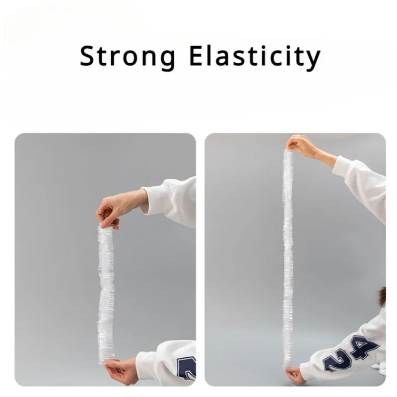 Food Cover 38/50/70/100/120cm Disposable Food Cover Saran Wrap Elastic Platic Bags Fresh-keeping Cover Kitchen Storage
