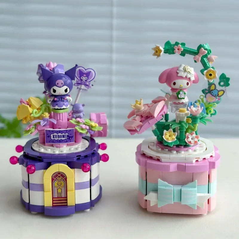 Keeppley Sanrio Hello Kitty My Melody Kuromi Birthday Music Box