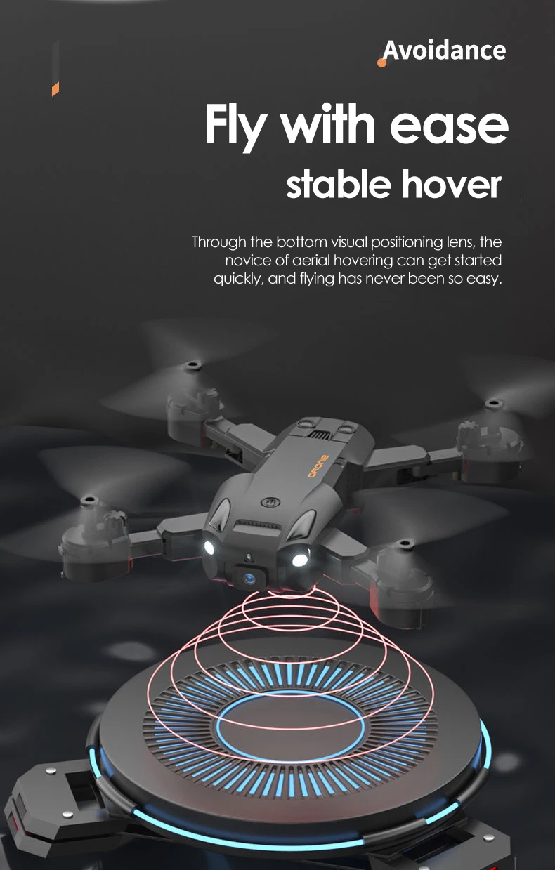 Dron 5G GPS Drone, avoidance fly with ease stable hover through the bottom visual positioning lens 