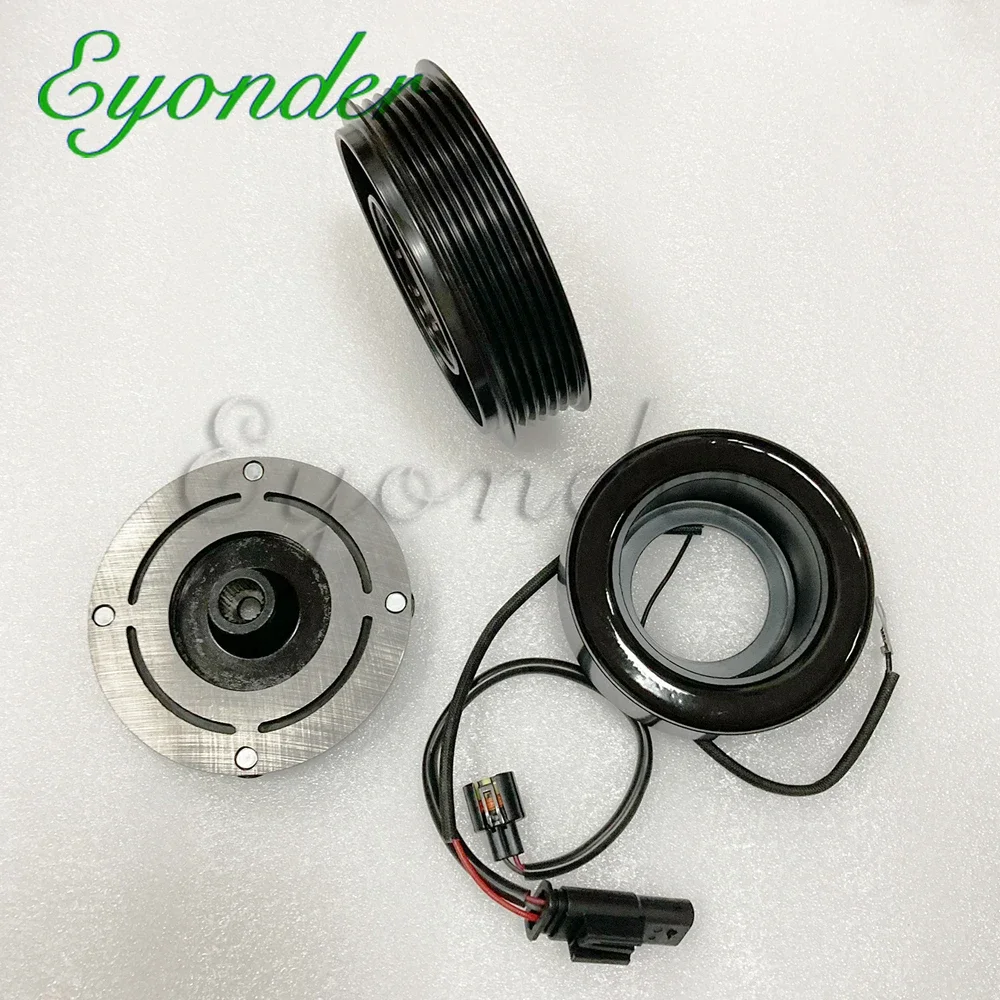 Air Conditioning Compressor Magnetic Clutch Pulley Kit For Bmw 