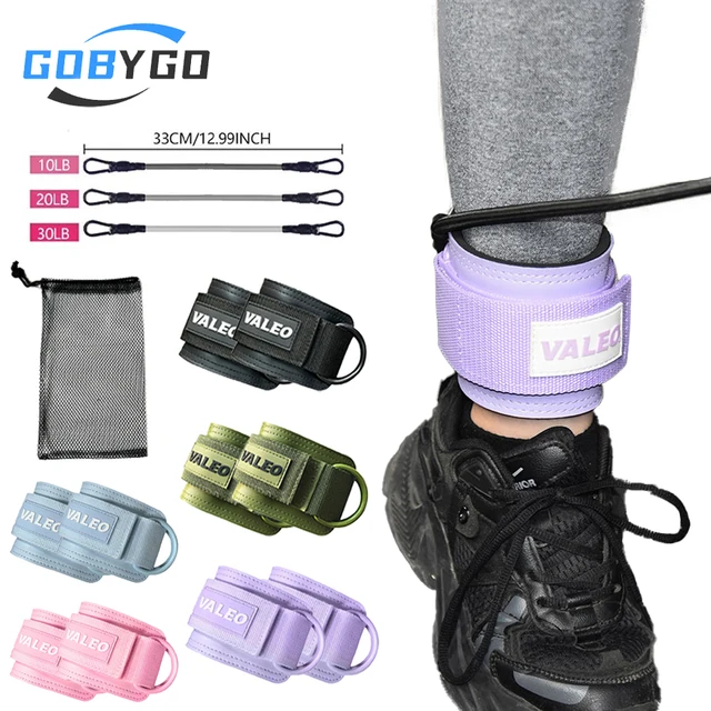 59891-c47bbd.jpg GOBYGO Yoga Exercise Tools Adjustable Fitness Ankle Buckles Gym Stretch Leg Bands Leg And Butt Trainer Fat Loss Sculpting Unisex