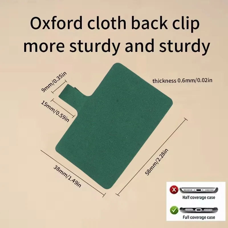 2-in-1 Crossbody Lanyard & Necklace Strap - Universal Adjustable Phone Holder with Secure Anti-Loss Clip for Outdoor/Travel