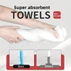 14/7PCS disposable compressed towel cloth thickened cotton bath towel travel cleaning face independent packaging portable face t 4
