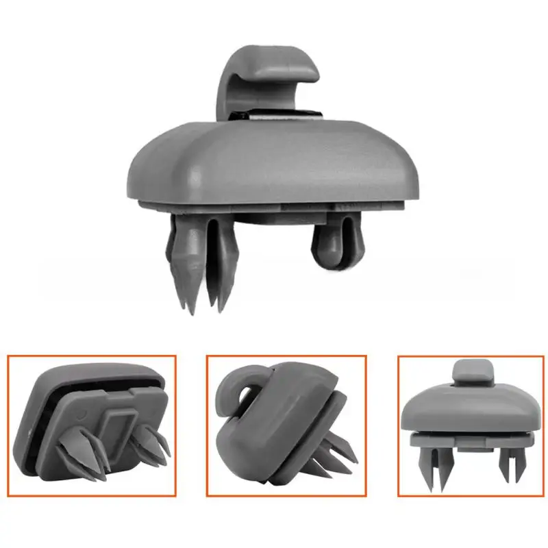 Car Fastener Clip 2Pcs Sun Visor Clip Interior Hanger Hook Clip Bracket for Audi A1 A3 S3 A4 S4 Allroad A5 S5 Q3 Q5