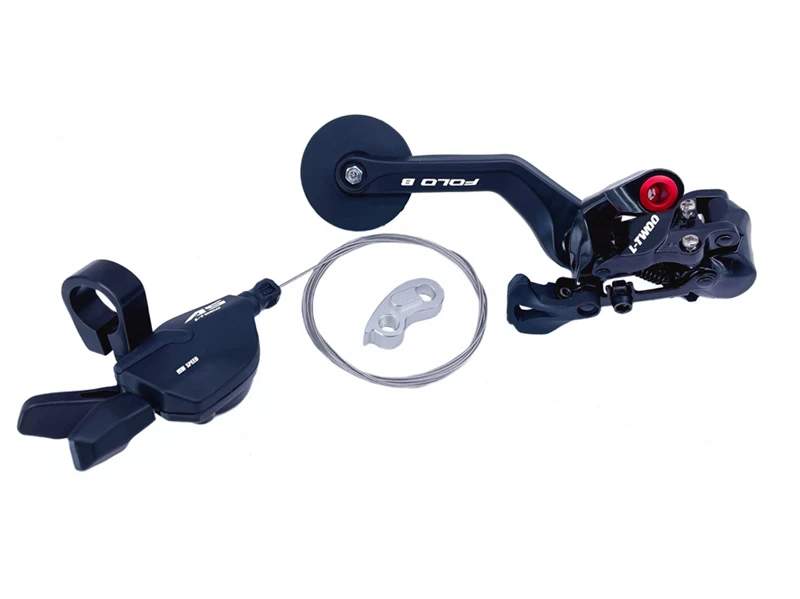 LTWOO A5/A7 Folding Bike 9/10-speed Kit EIEIO Right Shift Lever Rear Derailleur Tail Hook Groupset For Brompton Bicycle Parts