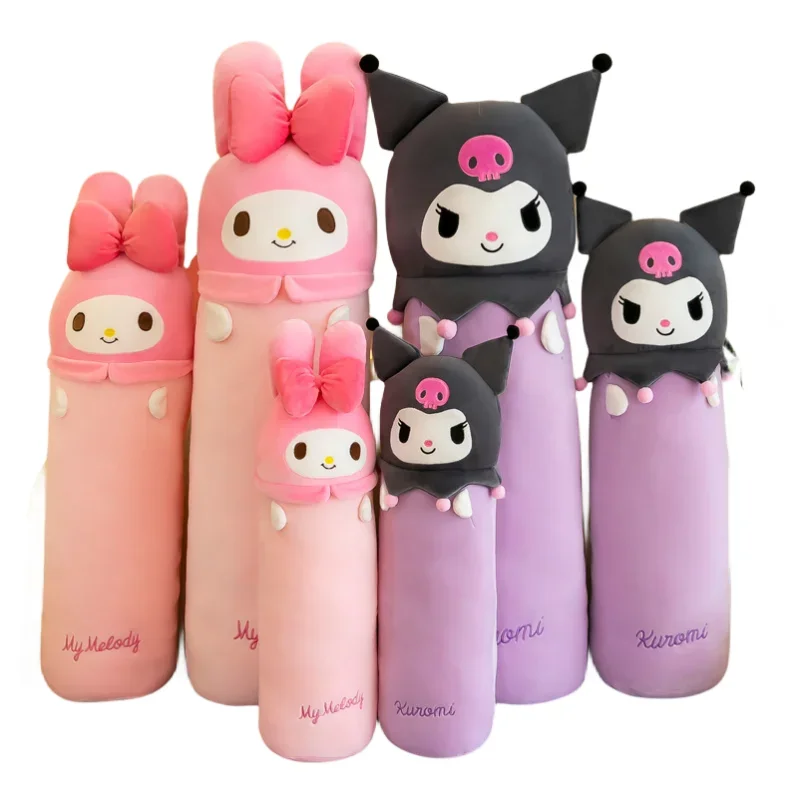 

Kawaii Kuromi Plush Pillow Anime Sanrio My Melody Cylinder Strip Pillow Cushion Lunch Break Sleeping Pillow Doll Gift Wholesale