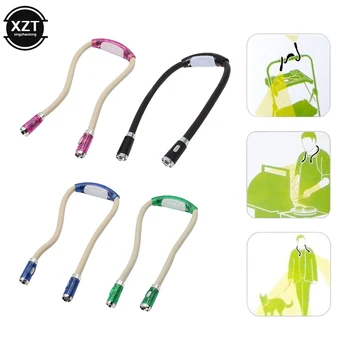 책 조명 유연한 핸즈프리 LED 목 조명, 포옹 독서 램프, 참신한 LED 야간 조명 손전등, 1 개
