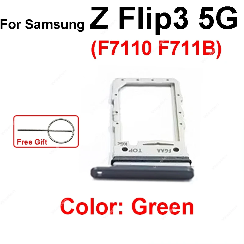 Enhanced Sim Card Tray Reader Holder Slot for Samsung Galaxy Z Flip Series