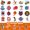 50pcs Basketball Sports Waterproof Decorative Stickers For Water Cup, Computer, Phone, Luggage 6