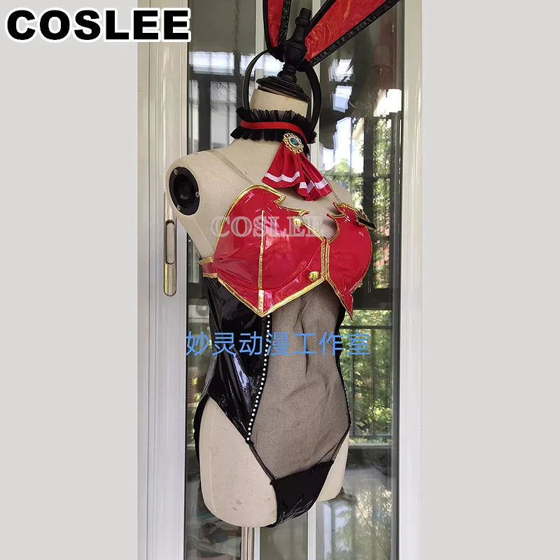 

COSLEE [Customized] Vtuber Hololive Houshou Marine Captain Bunny Rabbit Girl Swimsuit Jumpsuits Cosplay Costume Halloween Party