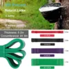 Portable Resistance Band Bar Kit with Handles Upgraded e-type Hook for Long Loop Elastic Bands Squat Deadlift Workout Equipment 3