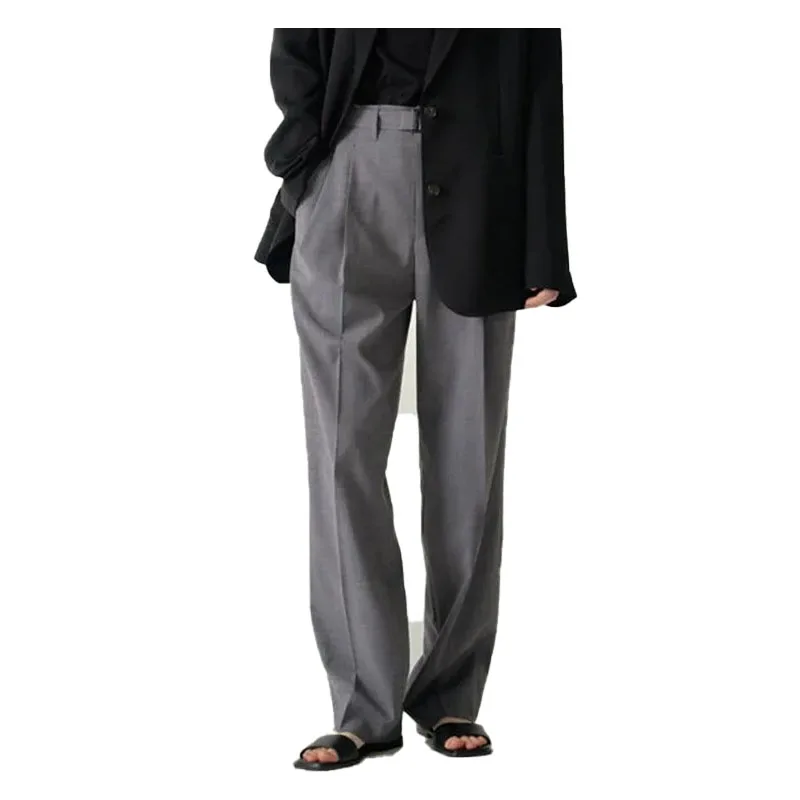 

VII 2024 Brand F High-waisted Wide-leg Suit Women's Pants Clothes Female 90s Vintage Cheap Women's Clothing And Free Shipping