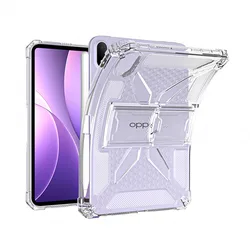 Clear Soft TPU Airbag Stand Case for OPPO Pad Mini 2026 (Clear)