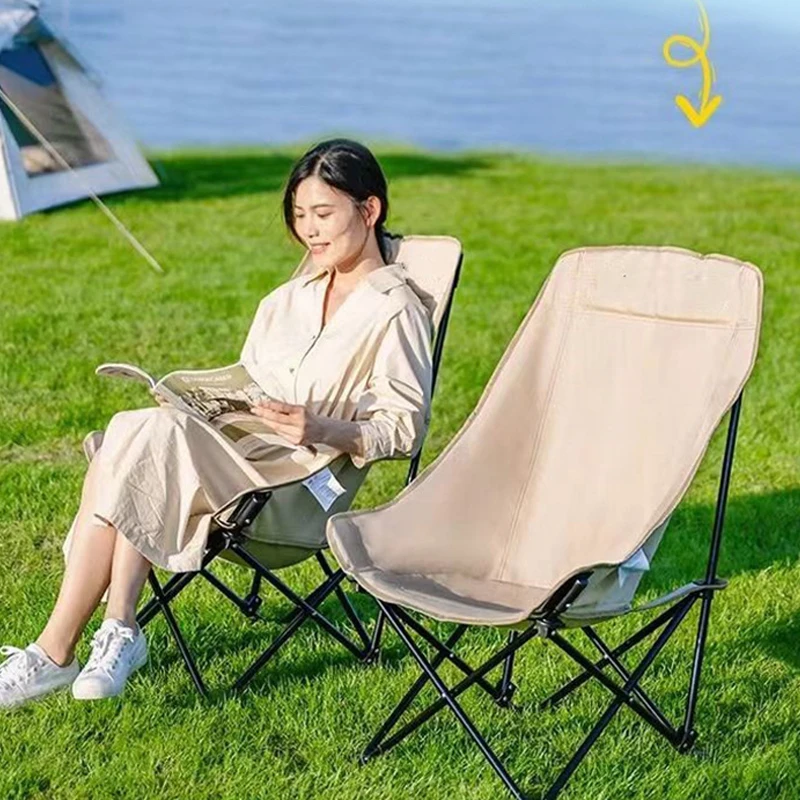 

Outdoor Camping Chair Portable Folding Chair for Fishing Lounge Chair Sturdy Ultra Light Chair Beach Chair