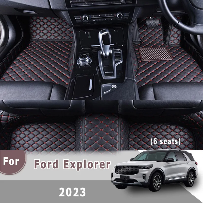 

RHD Carpets For Ford Explorer 2023 (6 seats) Car Floor Mats Auto Interior Covers Pads Accessories Rugs Waterproof Automobiles