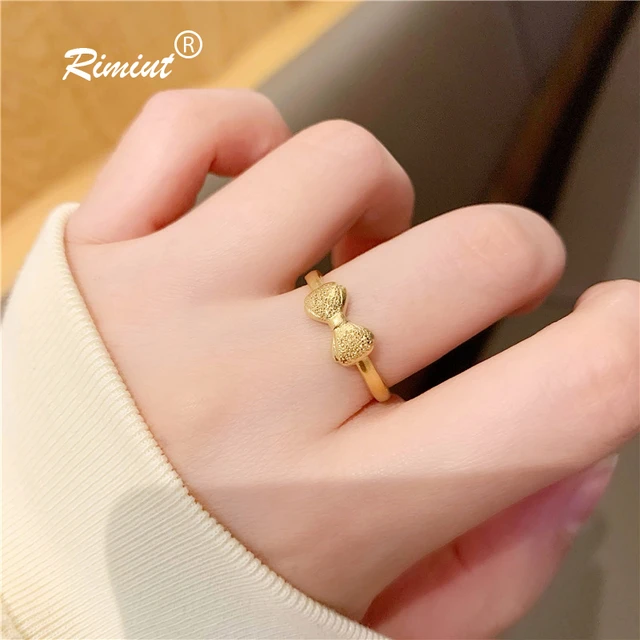 Buy Gold Plated Impon Ring Small Size Emerald Stone Ring Best Piece Online