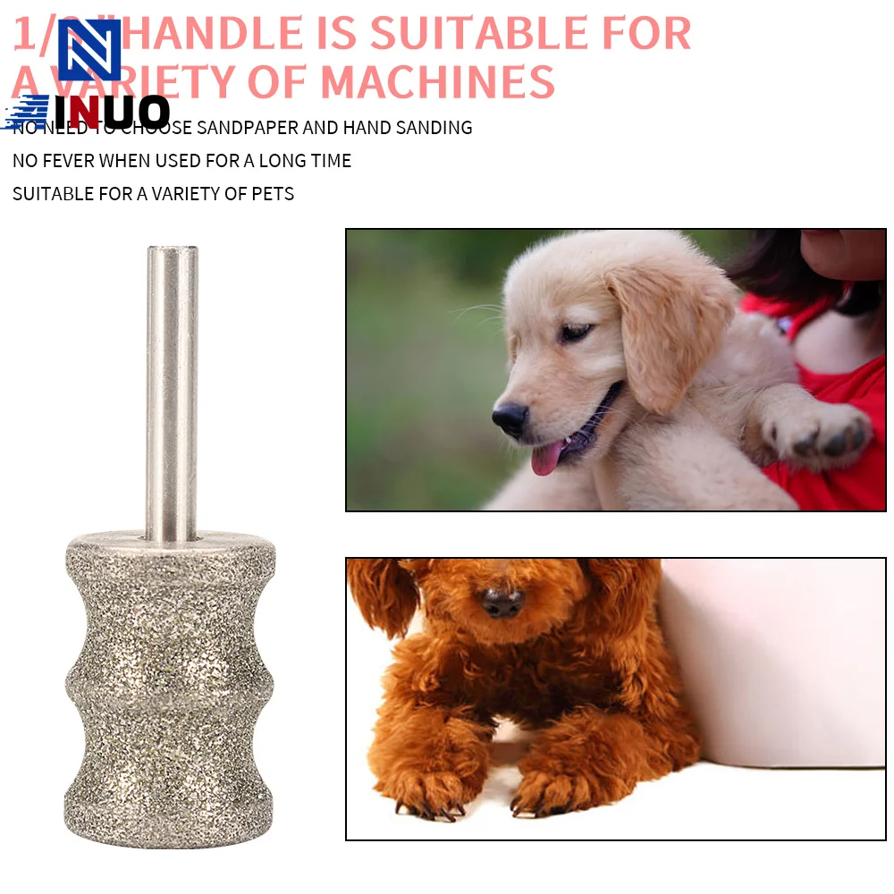 Dogs Electric Nail Polisher Wheel Replacement Grinding Head Pet Nail Grinder Head Trimmer Clipper Pet Cleaning Tool