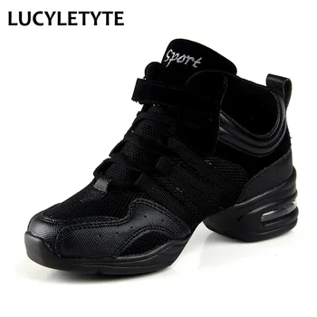 Sneakers Women Sports Feature Soft Outsole Breath Dance Shoes  Woman Practice Modern Jazz Shoes for Women Latin Dance Shoes 1