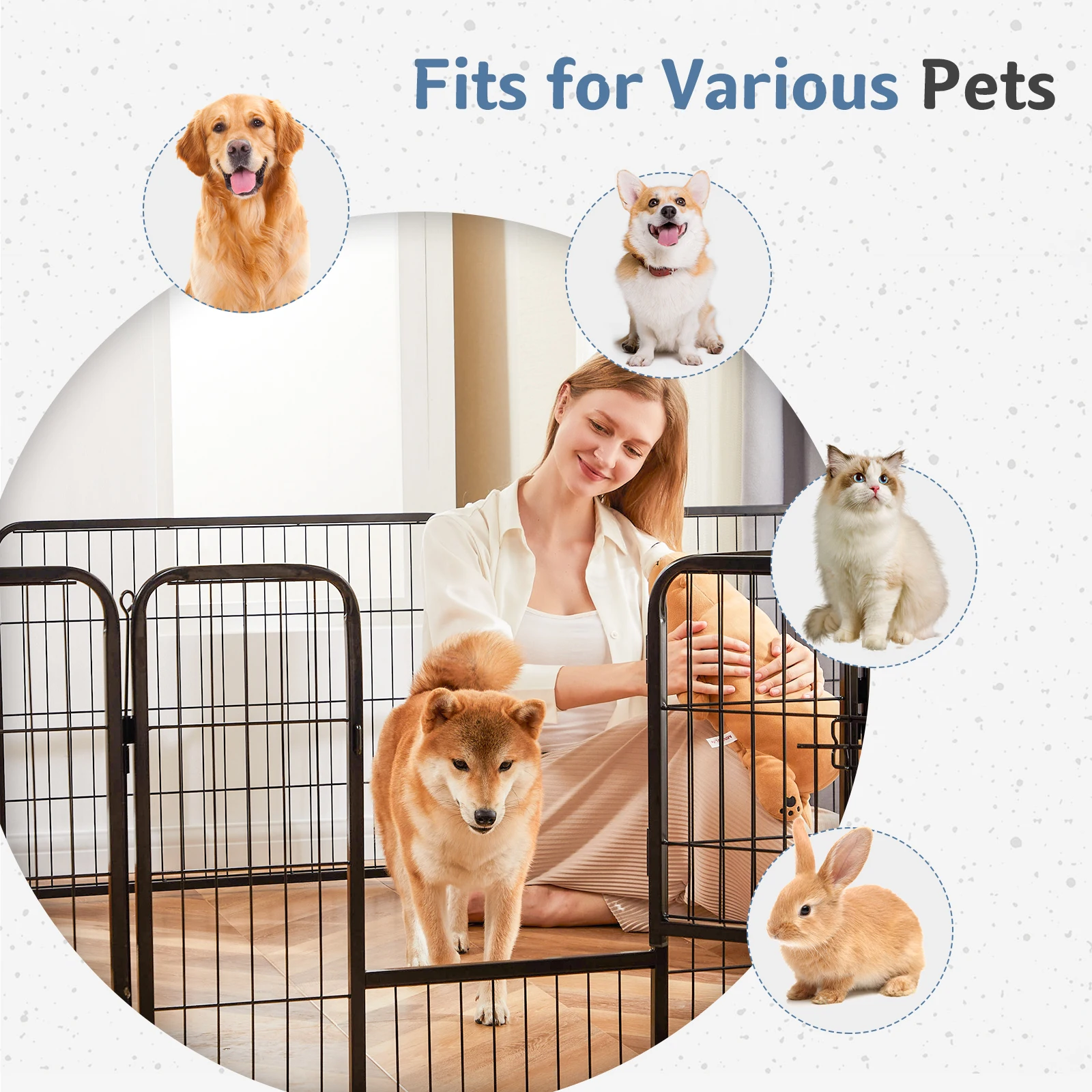 Dog Indoor Playpen 5
