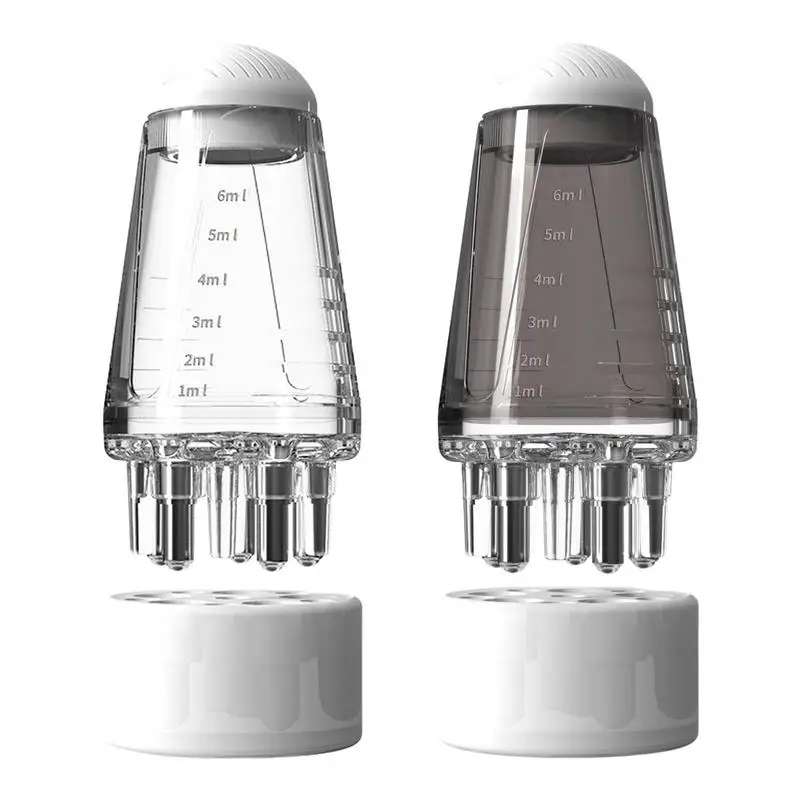 Applicatore Per Cuoio Capelluto Minoxidil 1-6Ml Essence Hair Growth Fluid Ball Massage Head Drug Delivery Striscio Pettine Guida Liquido