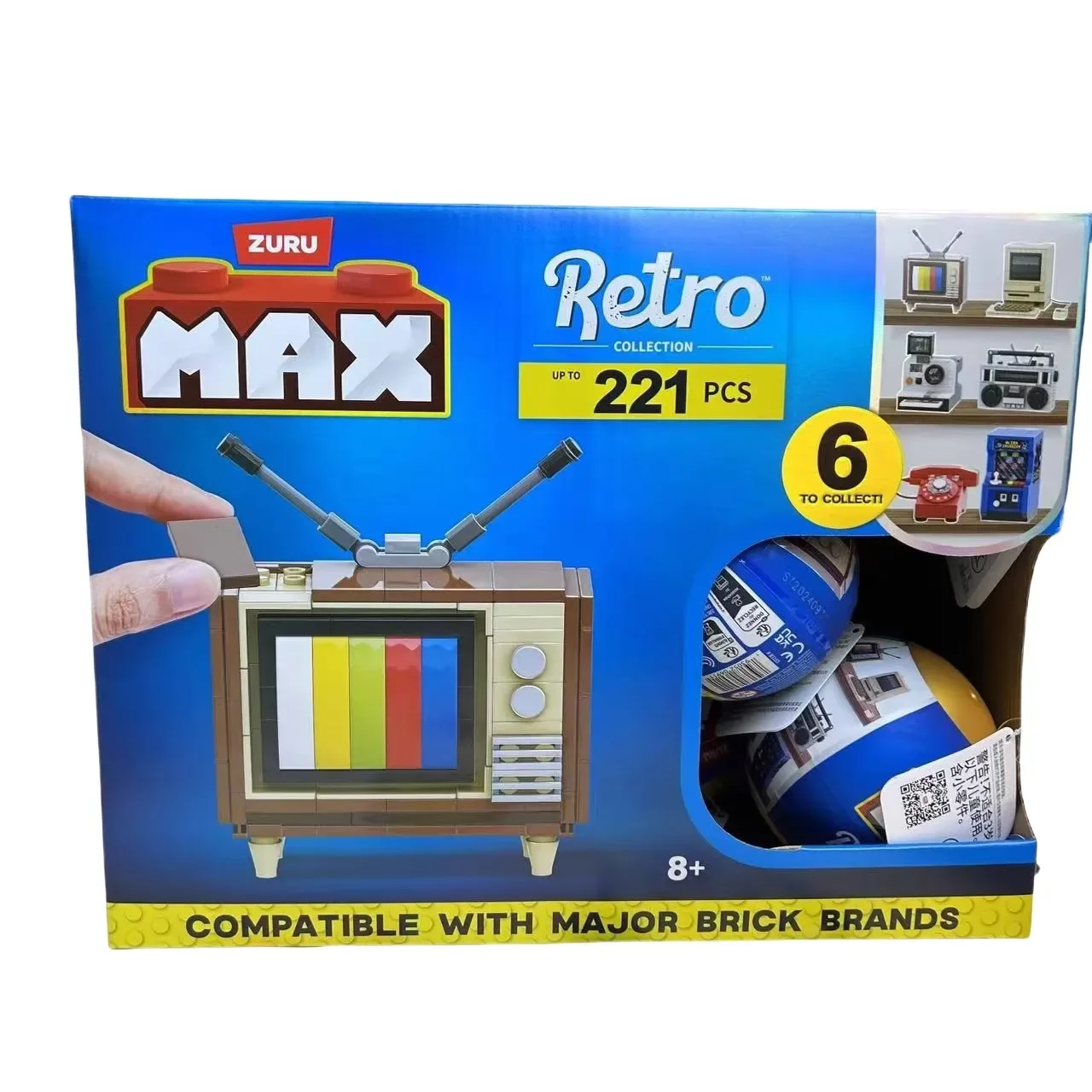 Zuru max lanches 157 retro 162 caixa misteriosa miniverse original