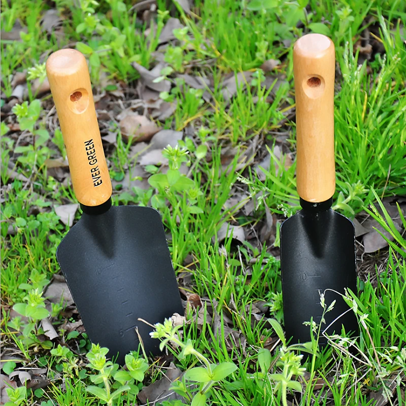 Carbon Steel Garden Shovel Flower Planting Shovel Garden Tool Bonsai Shovel Gardening Hand Tools For Garden Home Plant Tool✈✈✈ 2