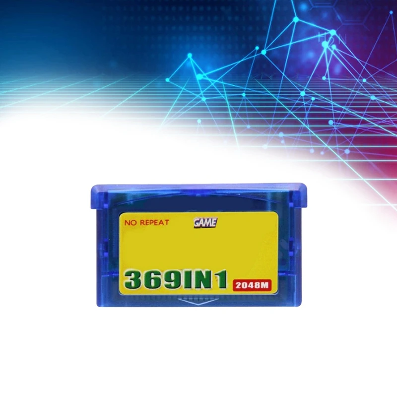 369-In-1 Game Cartridge for GBA Game Boy Advance Video Console Card English Combined Card