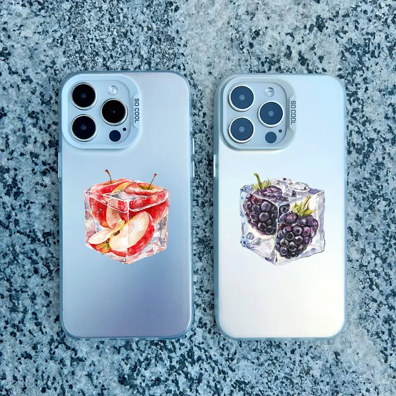 Cartoon Chill Getränke Zitronentee Fruchtsaft Handyhülle für iPhone 14 Pro Max Plus 15 13 12 11 Pro Max Mini stoßfeste Laserabdeckung – Detail 13