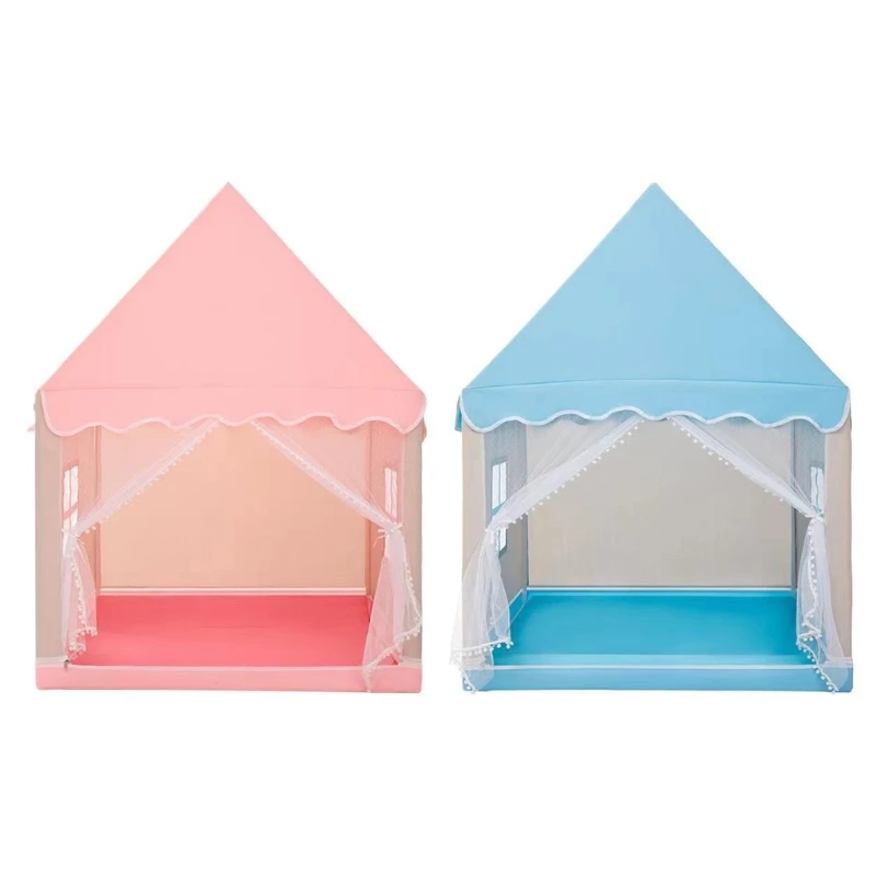 

Princess Tent Girls Pink Tent Princess Castle Pretend Play Kids Playhouse for Indoor & Outdoor Birthday Play Tents Toy
