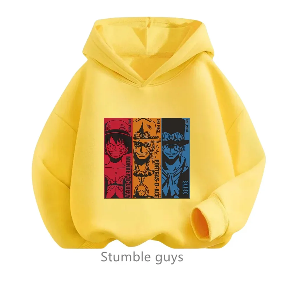 thumbnail image 1 of Ropa para niños, sudadera de una pieza para niños, ropa para niñas, primavera y otoño, sudadera con dibujos animados de Anime Luffy Zoro, traje para adolescentes, camisetas con capucha de Sonic, 1 of 5