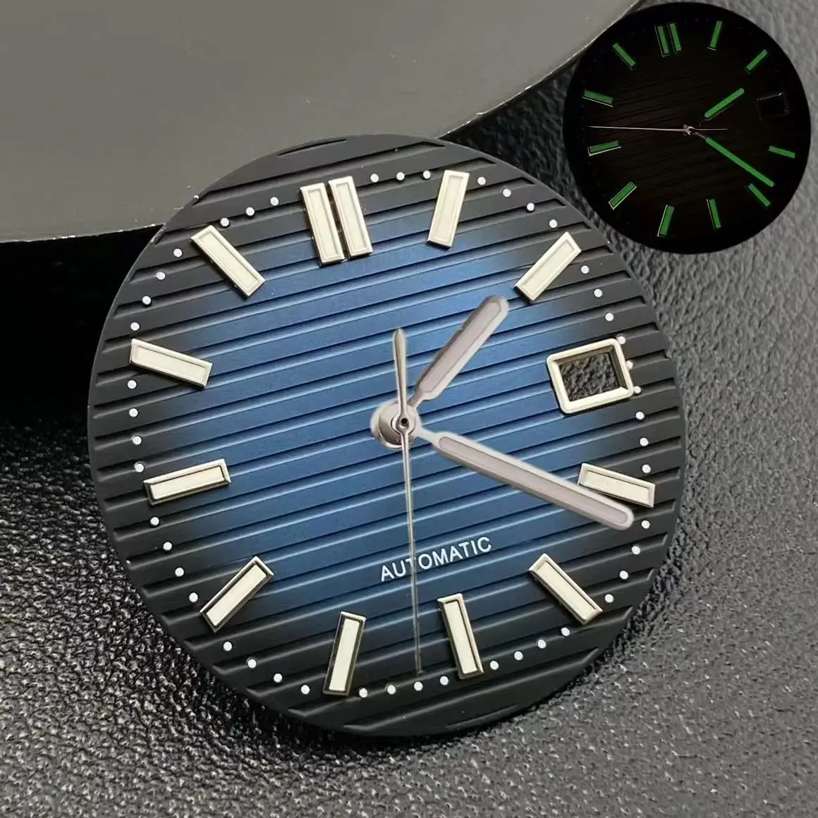 High-Quality Green Luminous Nautilus Watch Dial - 30.2mm Replacement Part