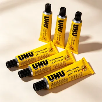 Colla Super UHU Tedesca: Molto Resistente, Multifunzionale, Adatta per Tessuti, Porcellana, Carta, Metallo e Gomma
