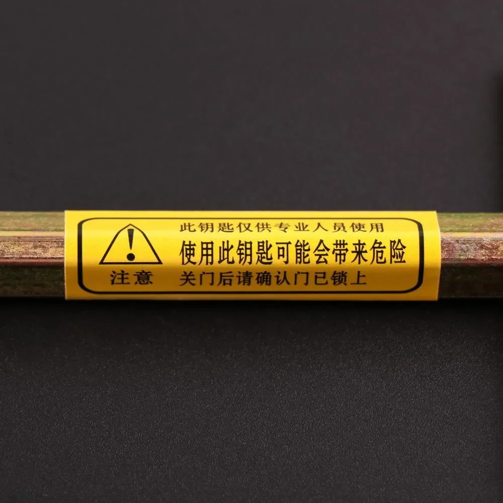 Elevator Triangle Key Extended Type Elevator Triangle Key 200mm Length Professional Triangle Train Elevator Door 1pcs