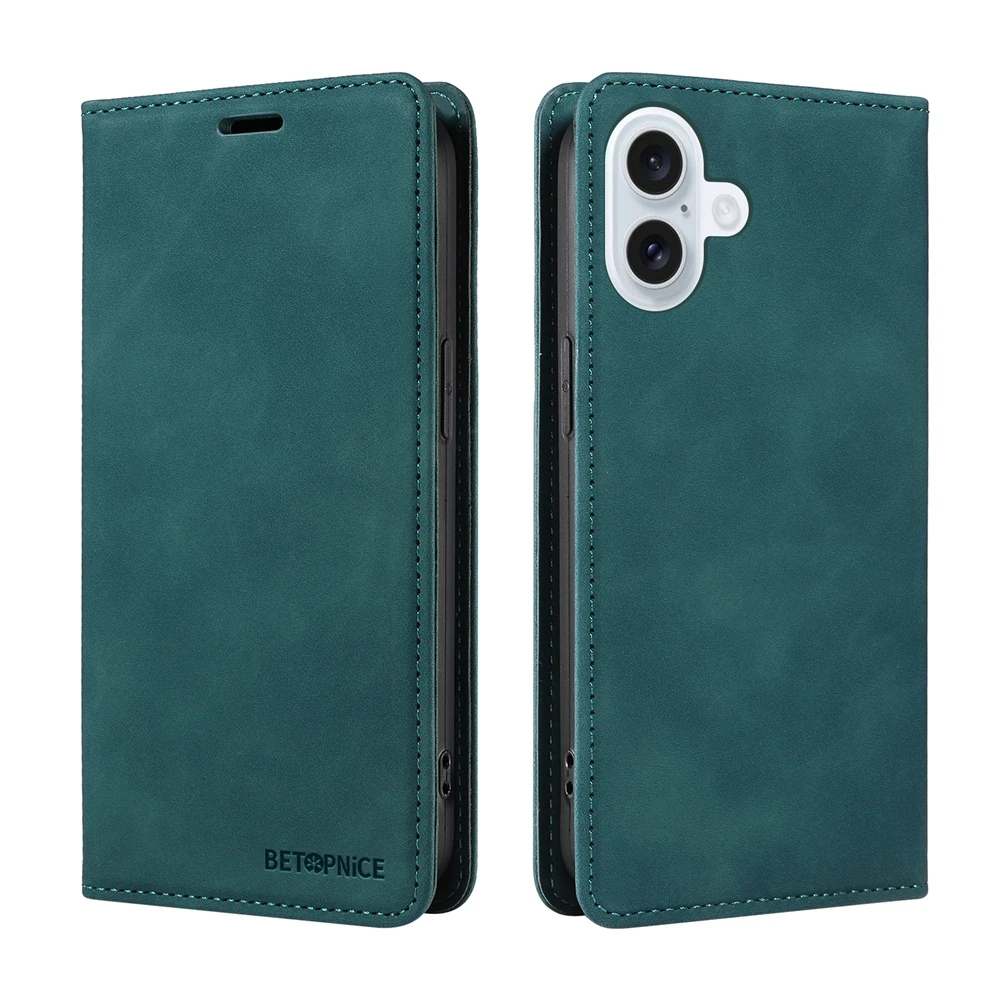 RFID Blocking Magnetic Wallet Case - Premium Book Flip Cover
