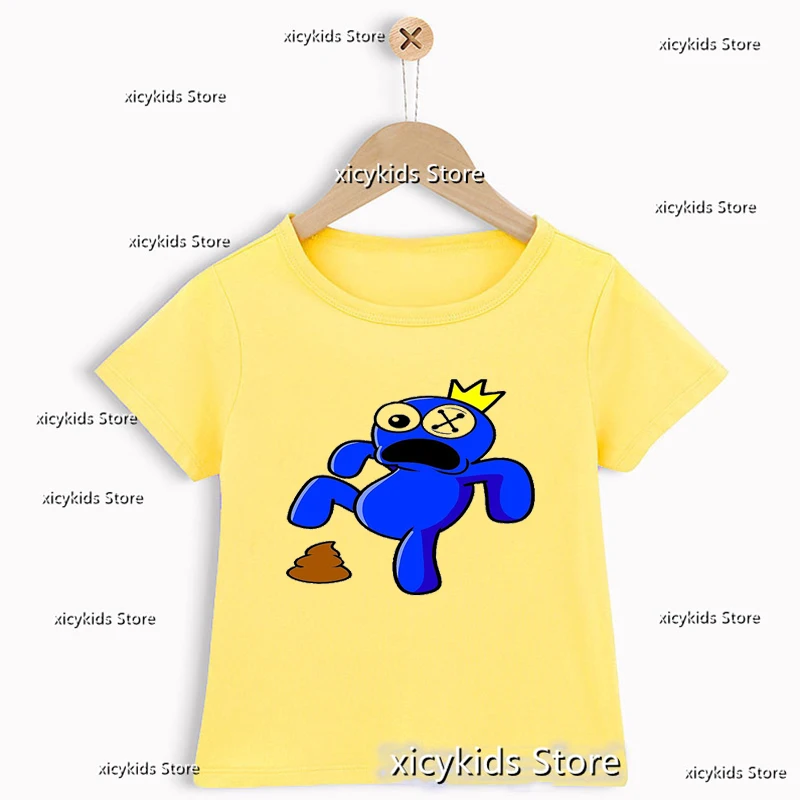 Jogo ROBLOX infantil T-shirt impresso, roupas infantis, moda verão, tops  brancos, meninos, meninas, roupas, novo - AliExpress