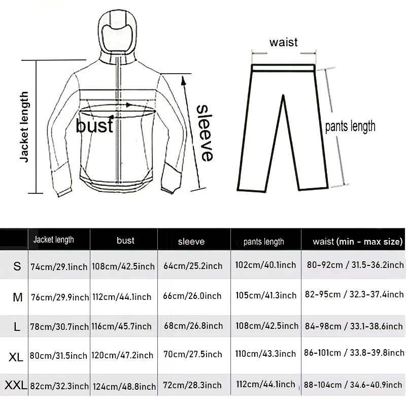 Motorcycle Raincoats Split Raincoat Waterproof Jacket Pants Motorbike Rain Coat Rider Suit Breathable Men Clothing Fashion