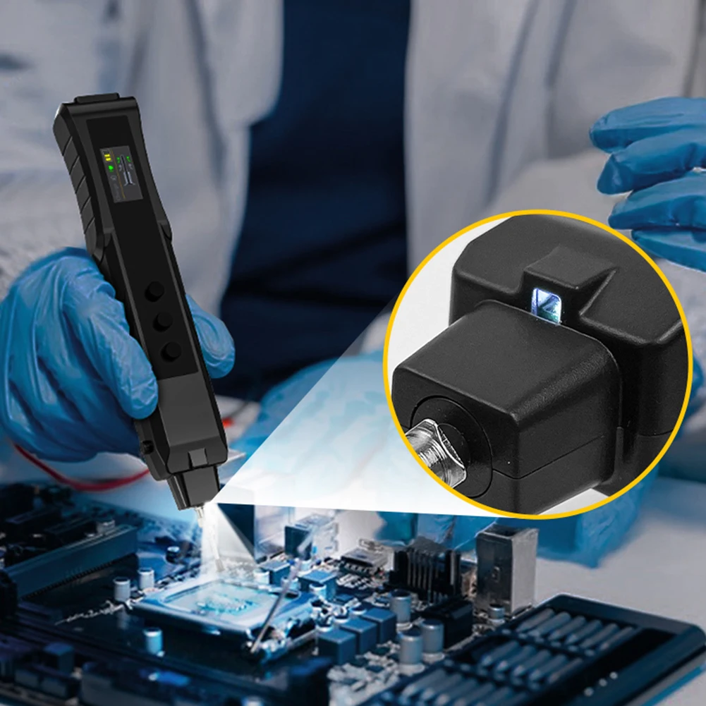 Electric Rechargeable Vacuum Pickup Tool Anti-static Suction Picker Up Hand Tool IC Chip Electronic Parts Lens Absorbers Device