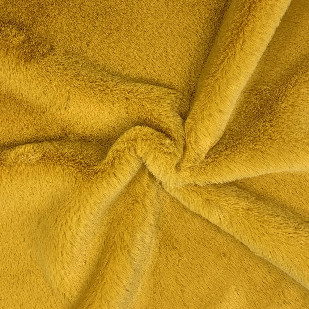 Sewbato Kleiner Kaninchenfellstoff, verschlüsselter und verdickter Kunstkaninchenfell-Flauschiger Stoff, bequeme und umweltfreundliche Stoffe – Detail 8