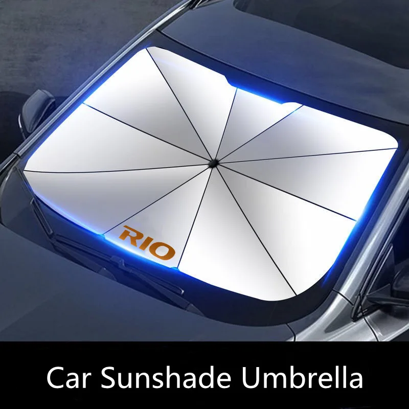 

Car Sun Shade Protector Parasol Summer Sun Car Interior Windshield Protection Umbrella For KIA RIO 2 3 4 5 Xline x line